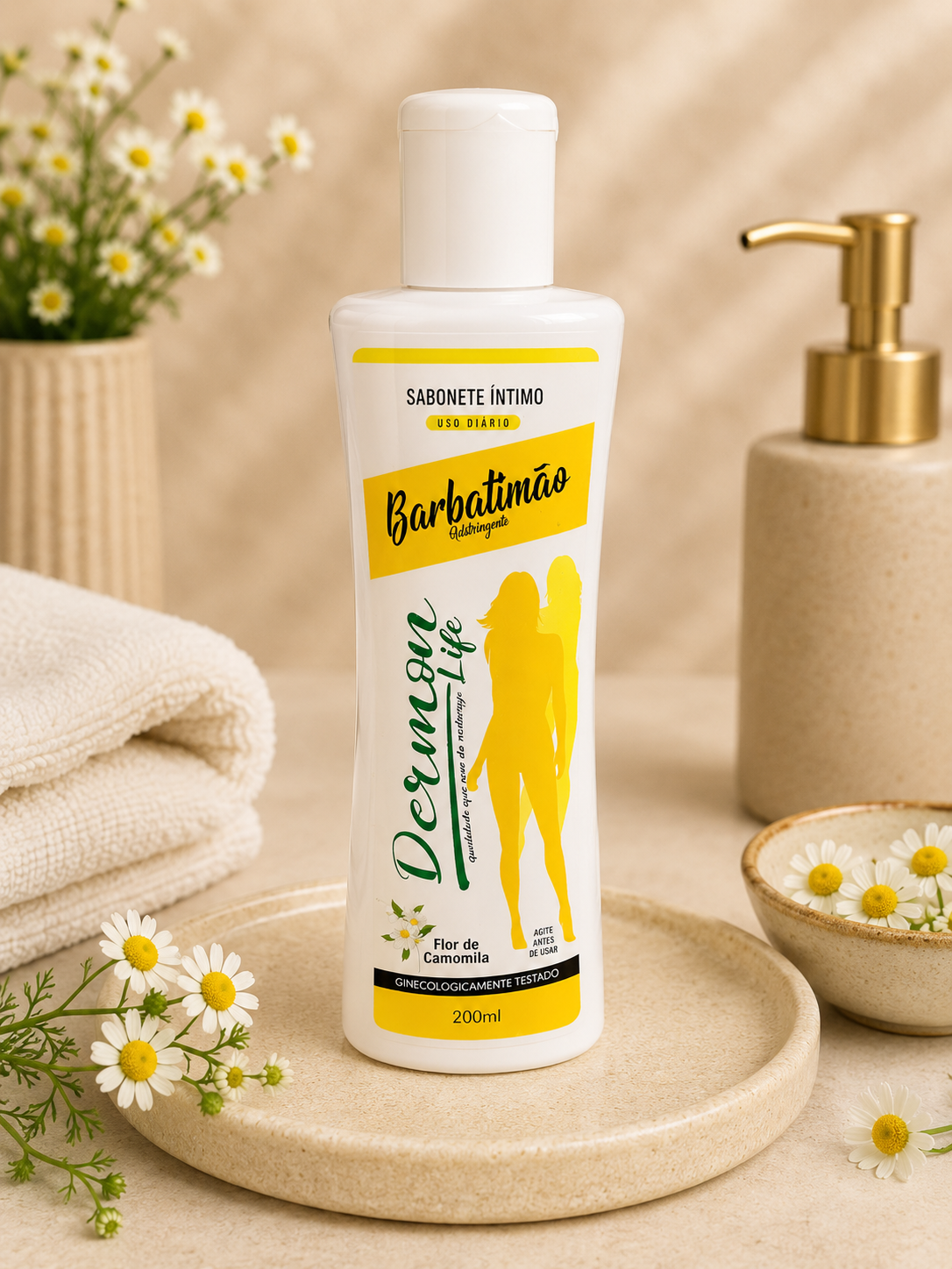 Flor de Camomila Sabonete Íntimo Barbatimão